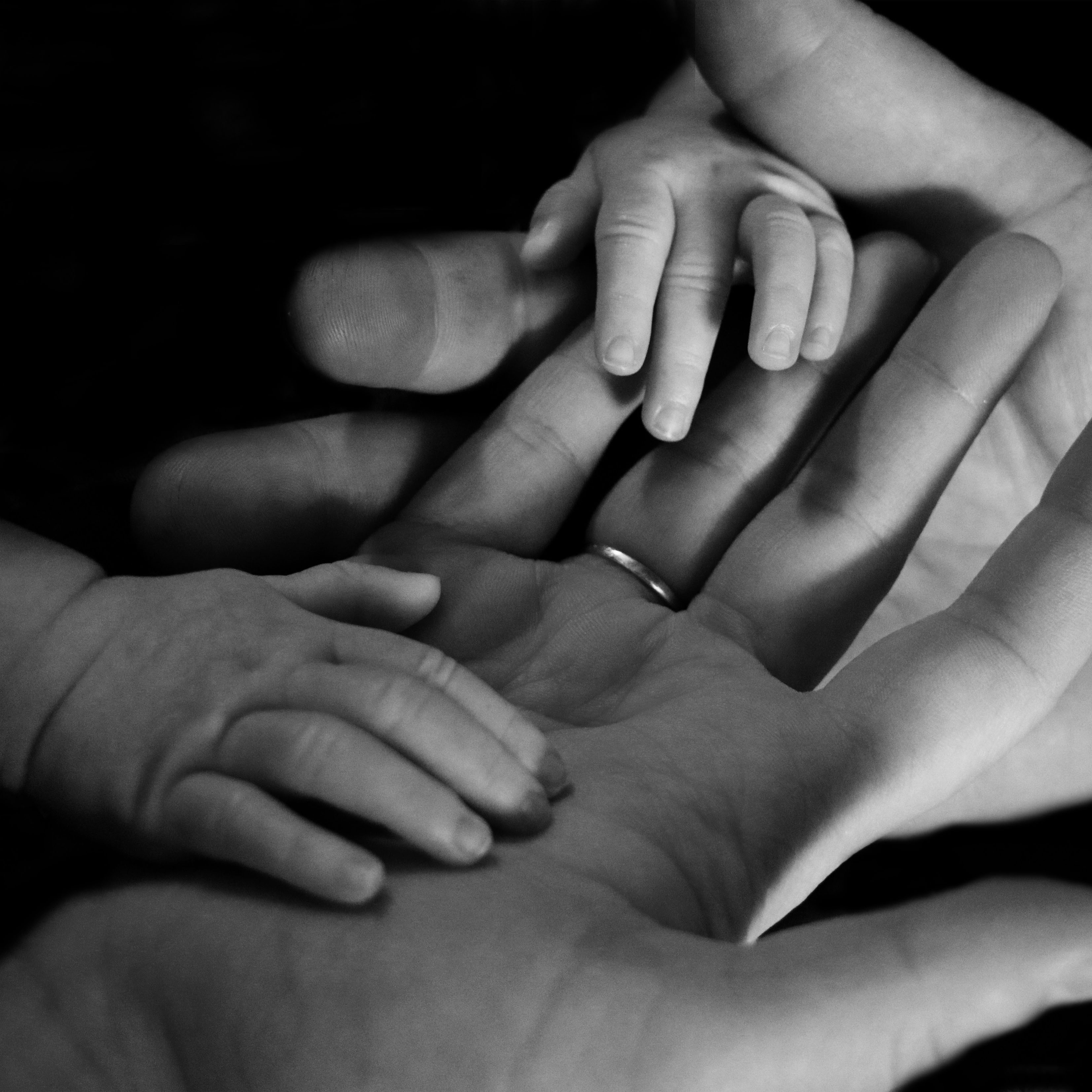 family holding hands